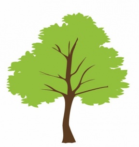 288x303 Free Vector Black White Shade Tree Clipart