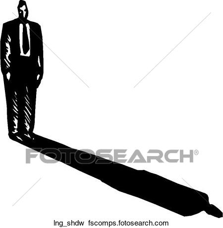 450x460 Clip Art Of Long Shadow Lng Shdw