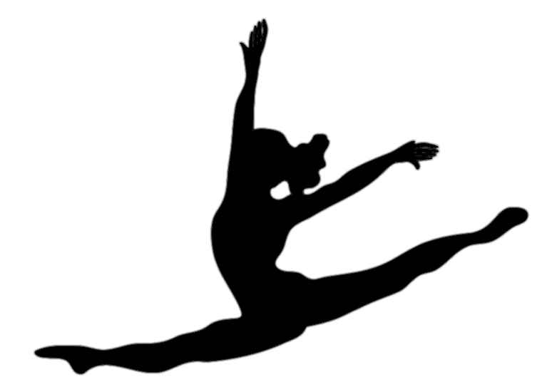 767x536 Dancer Silhouette Clip Art