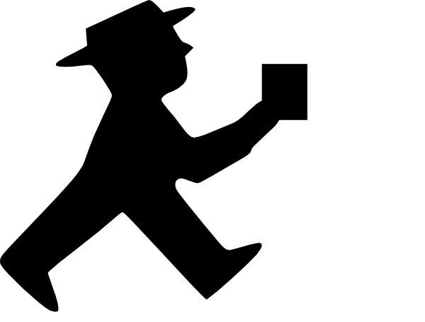 600x454 Dark Shadow Man Clip Art