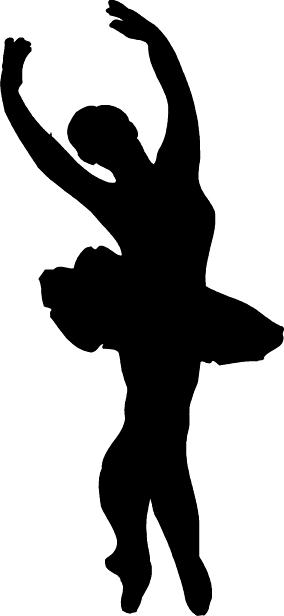 284x616 Shadow Clipart Ballet Dancing