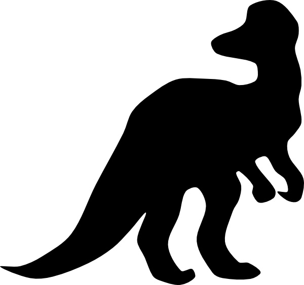 600x563 Corythosaurus Shadow Clip Art Free Vector In Open Office Drawing
