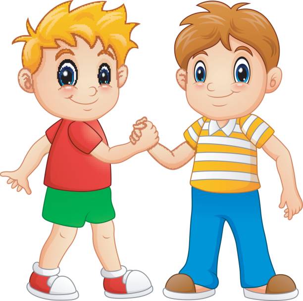 612x607 Children Shake Hand Clipart