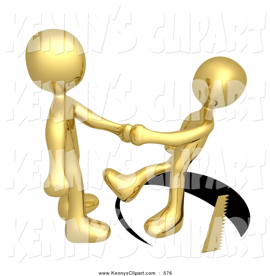 1024x1044 Clip Art Of An Unsuspecting Gold Man Shaking Hands On A Deal