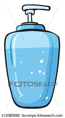 259x470 Clipart Of A Liquid Soap Container K12383592