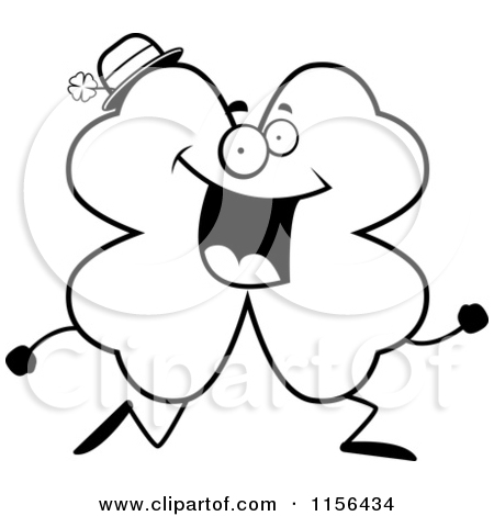 450x470 Shamrock Black And White Clipart
