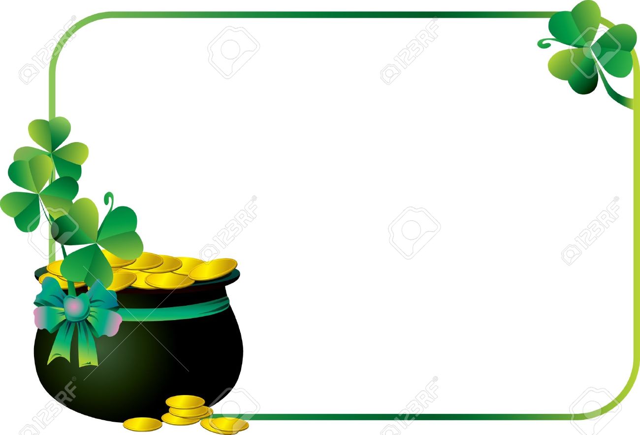 1300x885 Pot Of Gold Shamrock Clipart, Explore Pictures