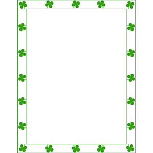 300x300 Shamrock Border Clip Art Many Interesting Cliparts