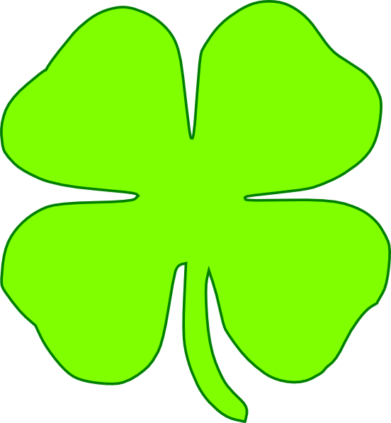 552x597 Shamrock Light Green Clip Art