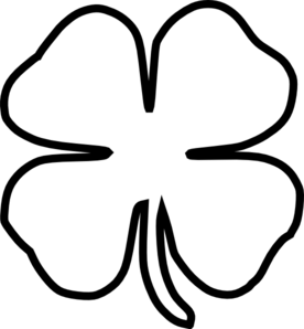 276x298 Shamrock Outline Png, Svg Clip Art For Web