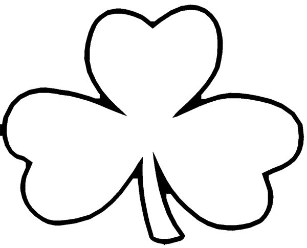 600x485 Clover Clipart Printable