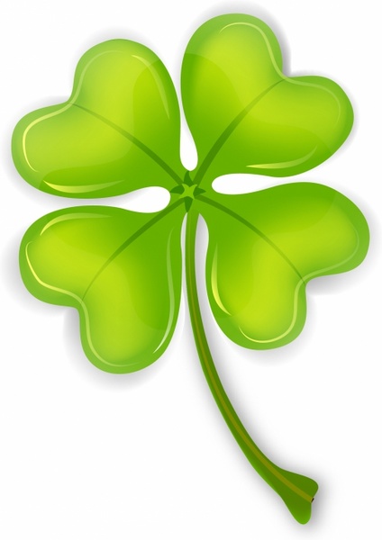 424x600 Four Leaf Clover Clip Art Free Vector Download (213,959 Free