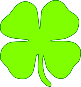 276x299 Shamrock Light Green Clip Art