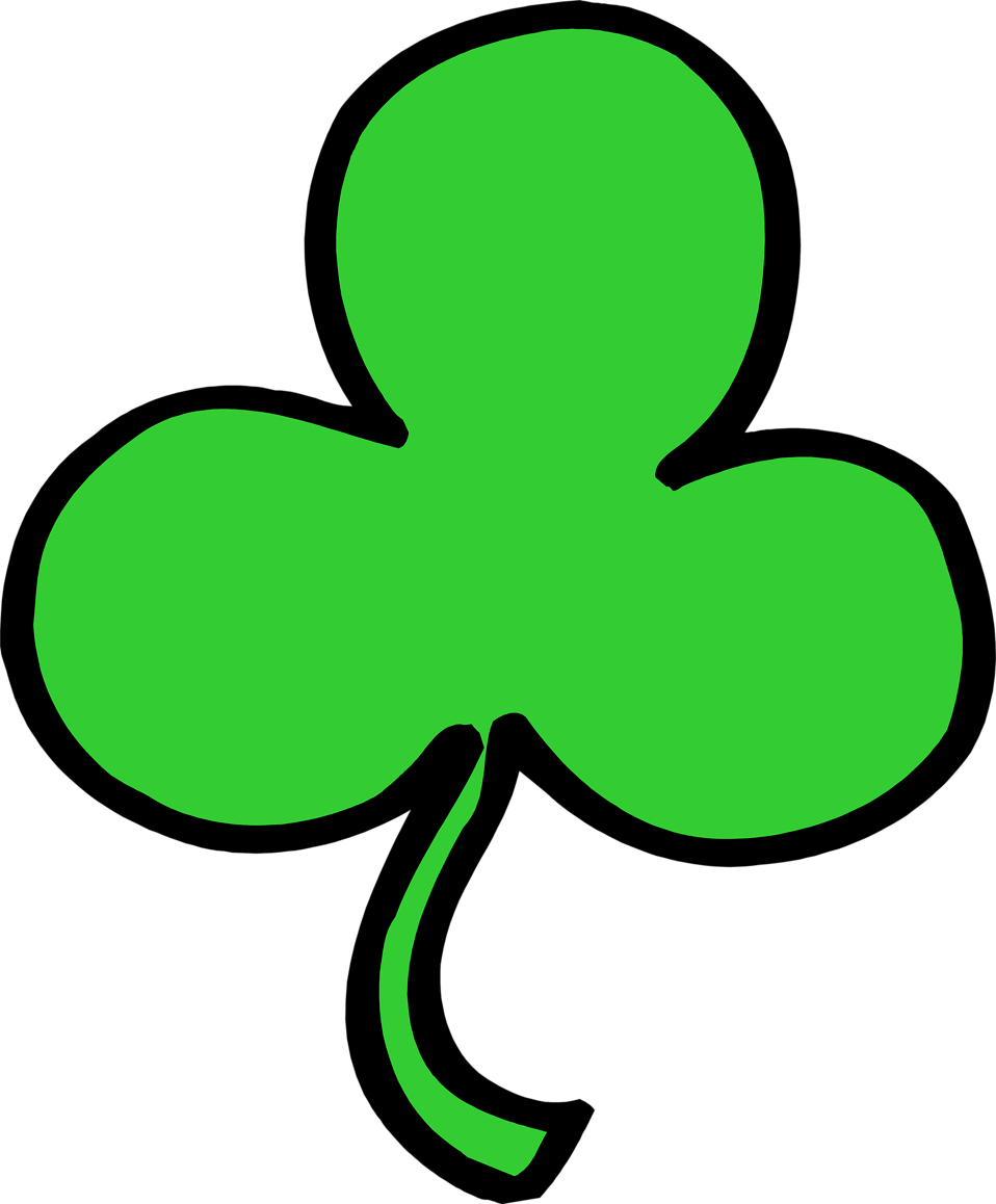 958x1158 Clover Free Stock Photo Illustration Of A Shamrock