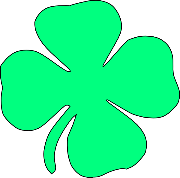 600x592 Clover Clip Art