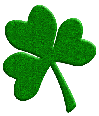344x400 Public Domain Clip Art Shamrocks St Patricks Day Shamrock