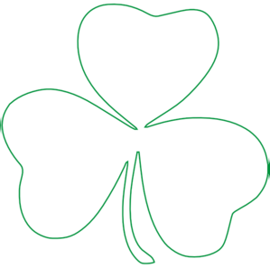 299x297 Clover Clipart Outline