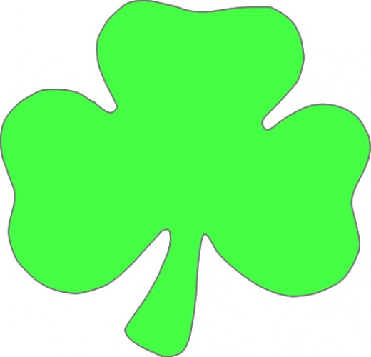 520x500 Shamrock Clip Art Outline Clipart Panda