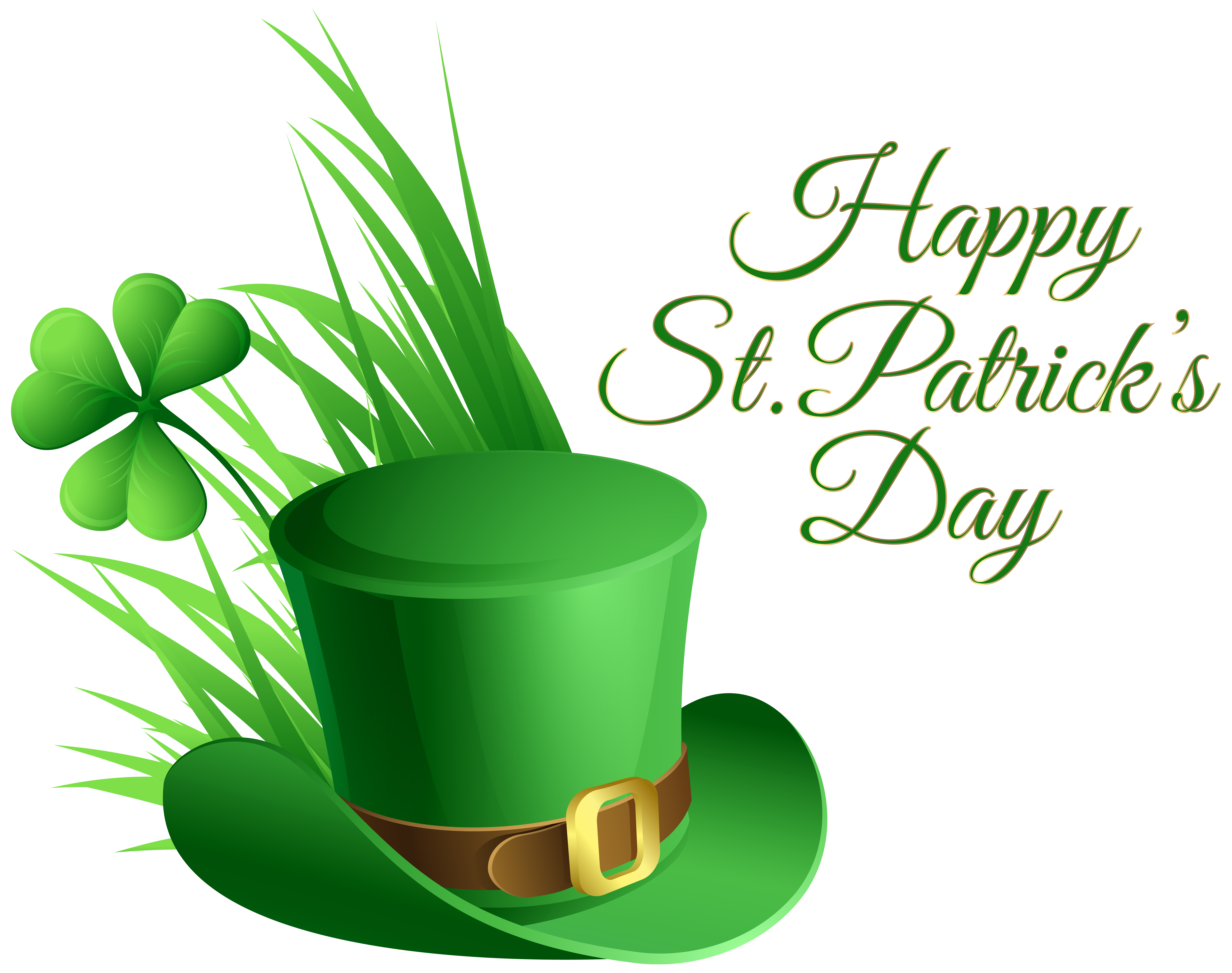 7246x5723 Free Clipart Of St Patty's Day