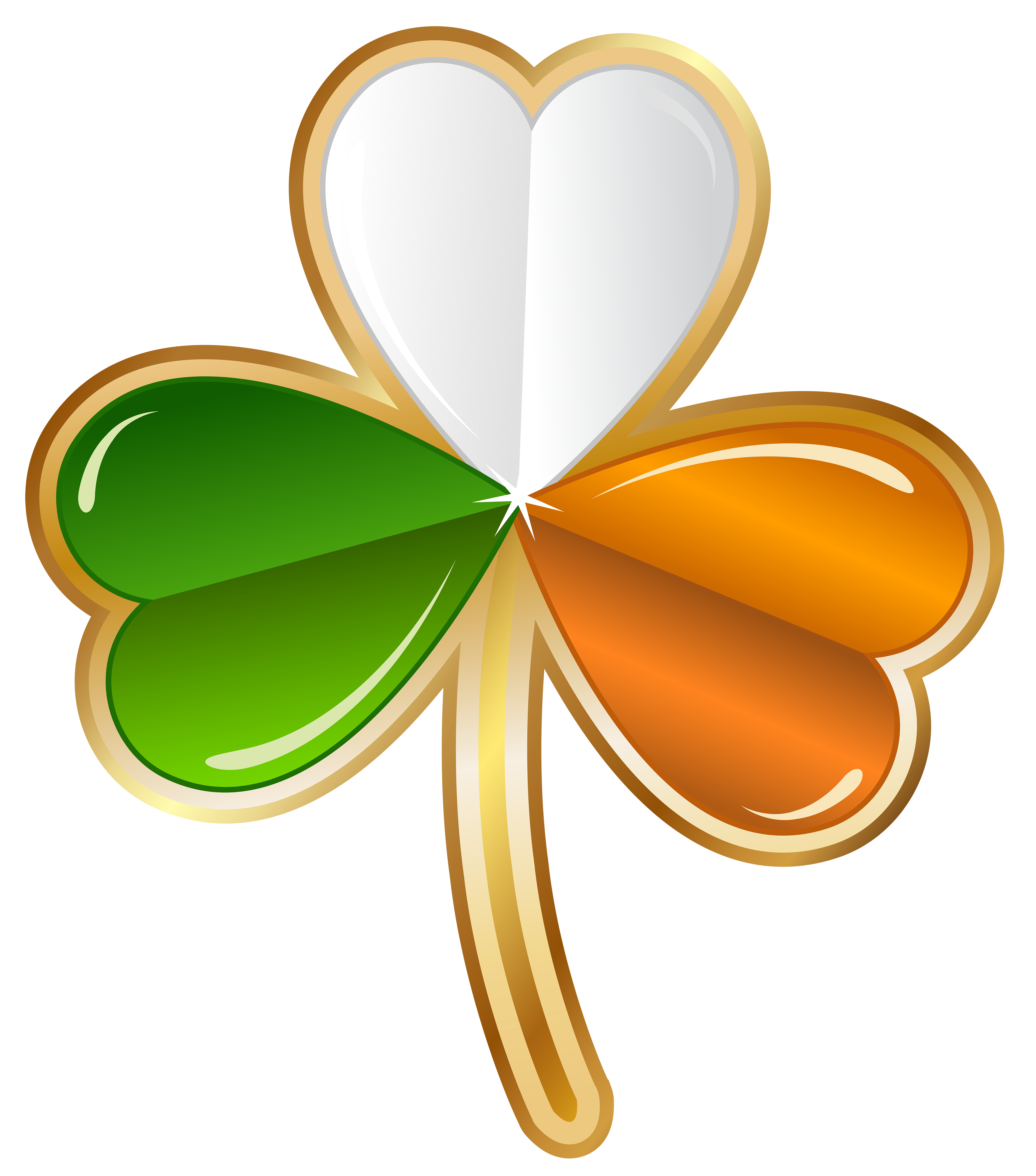 5000x5678 Irish Shamrock Clipart