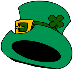 250x239 Shamrock Hat Clipart