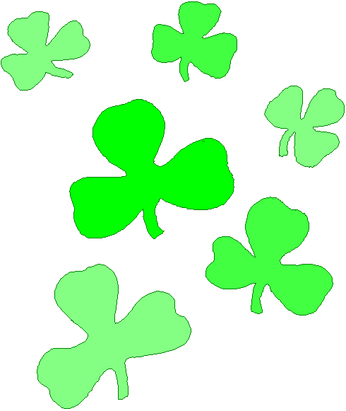 490x581 Free Shamrock Clipart