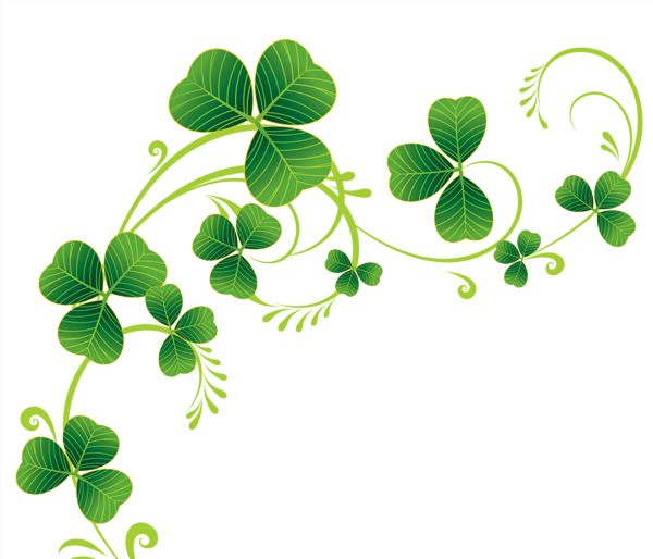 600x514 Mauve Clipart Shamrock