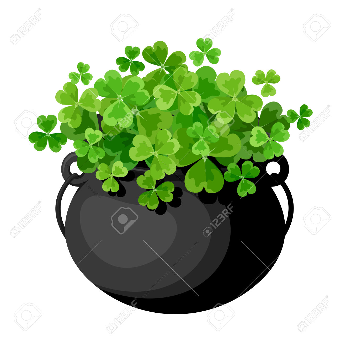 1300x1300 Pot Plant Clipart Shamrocks