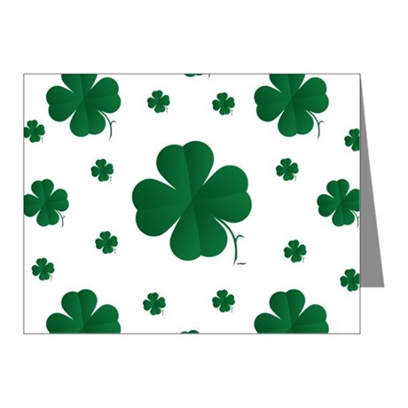 460x460 Shamrock Thank You Cards Shamrock Note Cards