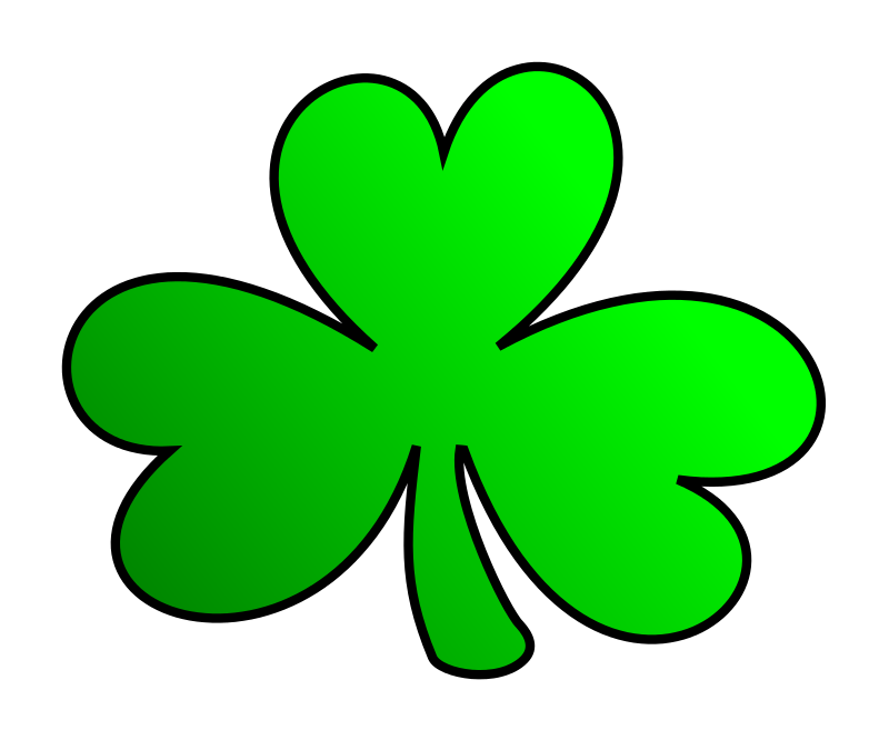 800x666 Shamrocks Clipart