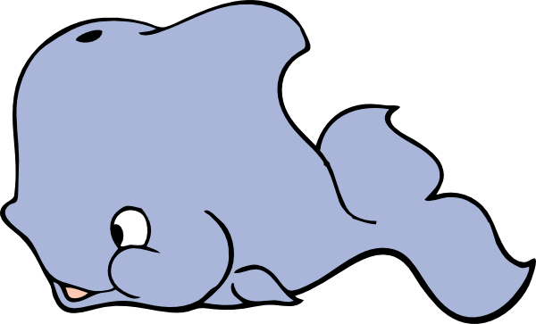 600x363 Cartoon Whale Clipart