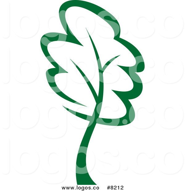 600x620 Royalty Free Clip Art Vector Green Tree In The Shape Of A Leaf