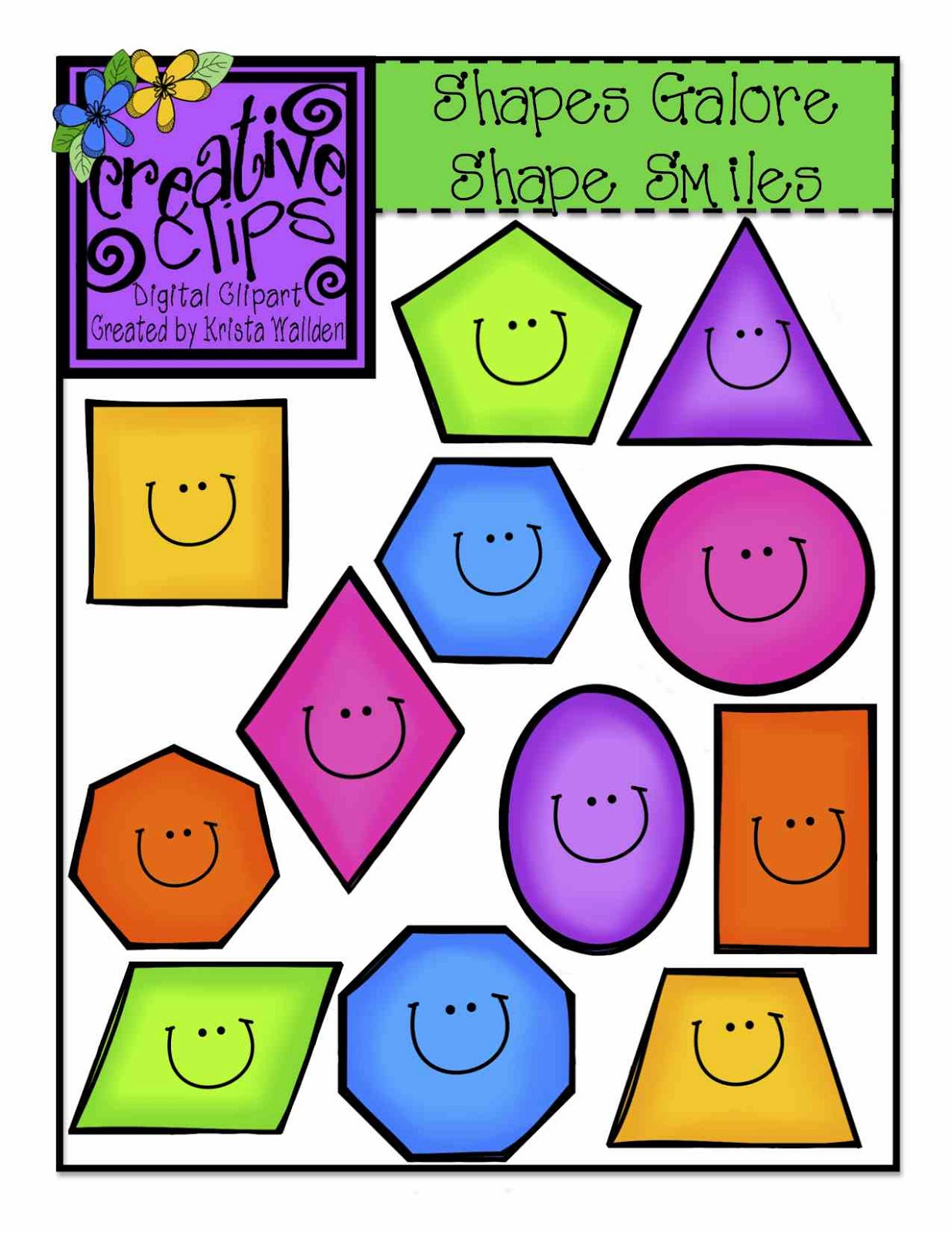 1236x1600 Shapes Clipart