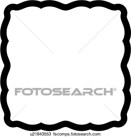 450x469 Clipart Of , Basic, Blank, Border, Sign, Square, Panel, Shapes