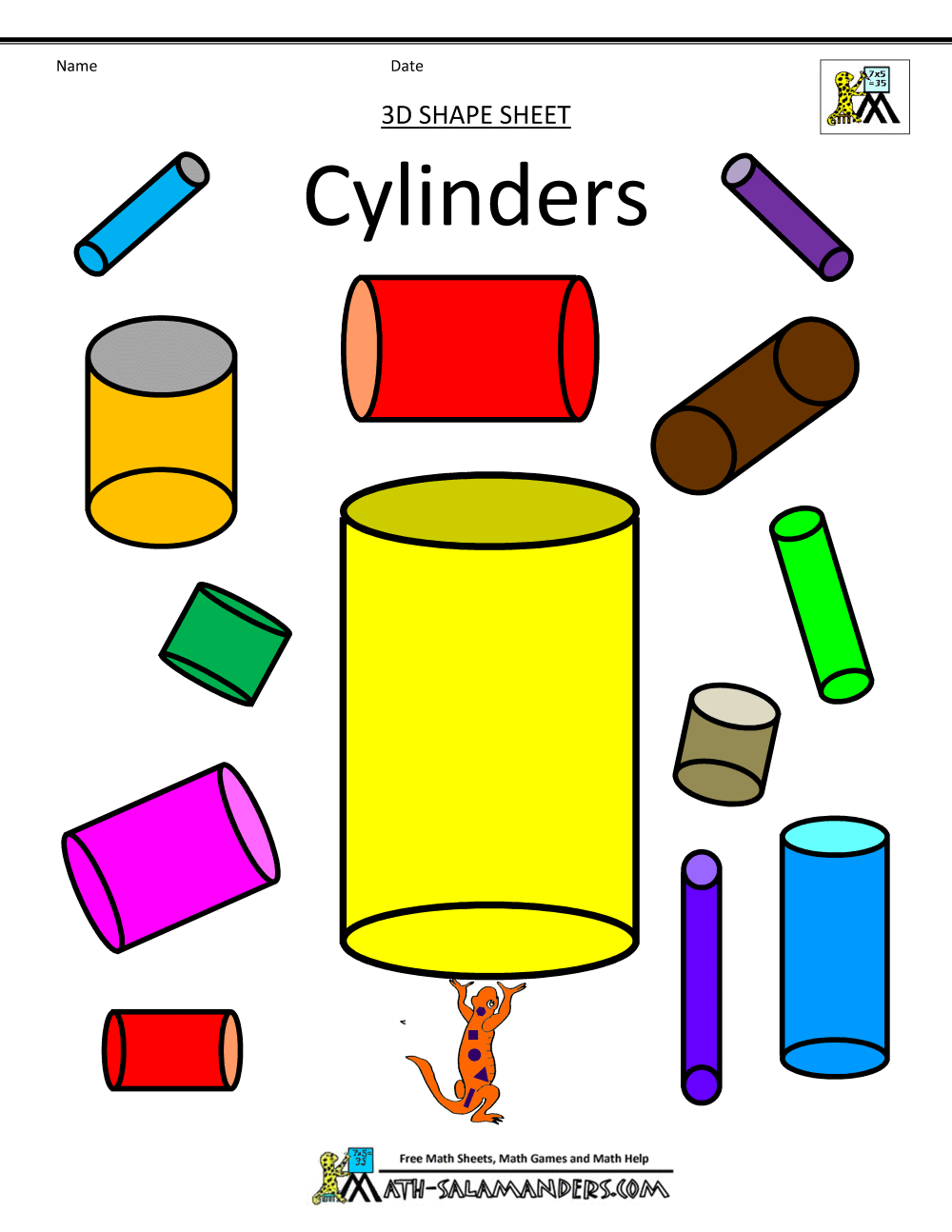 1000x1294 Printable 3d Shapes