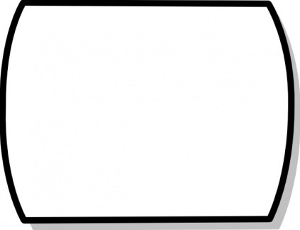 423x324 Shapes Clip Art Black And White Clipart Panda