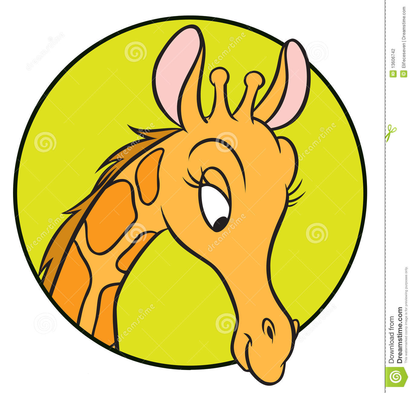 1363x1300 Giraffe Clipart Simple Cartoon