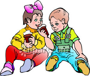 300x252 Sharing Toys Clipart