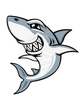 316x400 Shark Clipart Black And White Free Images