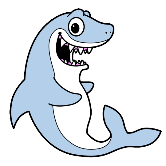 540x540 Cartoon Sharks Step By Step Drawing Lesson
