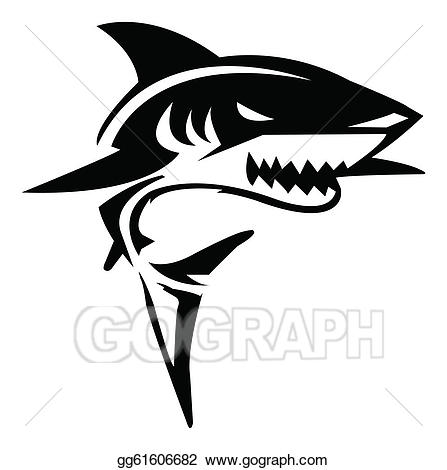 447x470 Shark Clip Art