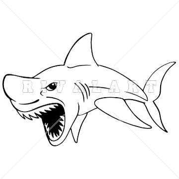 361x361 Shark Teeth Clipart