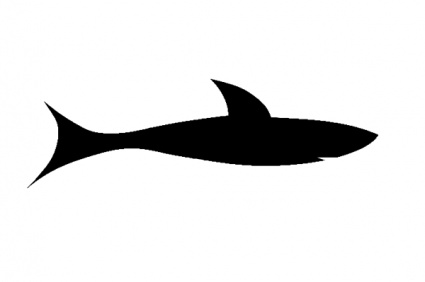 425x282 Shark Clip Art Black And White Free Clipart Images Image