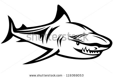 450x313 Shark Clipart Shark Outline