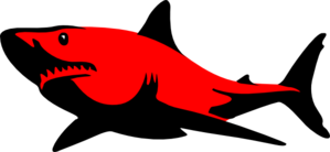 299x138 Red.shark Clip Art