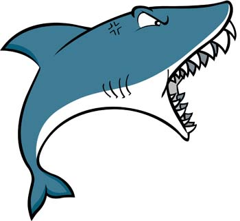 350x321 Shark Clipart Vector