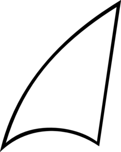 237x298 Shark Fin Shape Clip Art