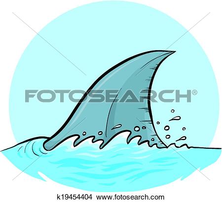 450x410 Sailing Clipart Shark Fin