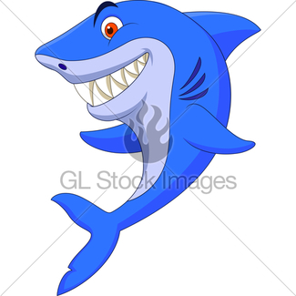 325x325 Shark Cartoon Gl Stock Images