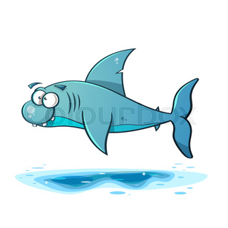 320x320 Angry Shark Stock Vector Colourbox